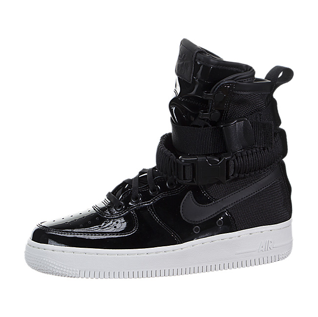 Nike Women SF Air Force 1 SE - Black / Black-Silver