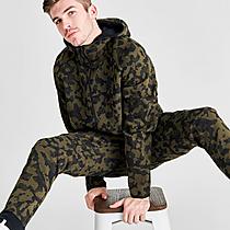 Men's Nike Sportswear Allover Print Tech Fleece Full-Zip Hoodie