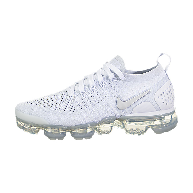 Nike Women Air Vapormax Flyknit 2 - White / White-Vast Grey-Football Grey