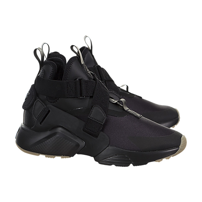 Nike Women Air Huarache City - Black / Black-Dark Grey