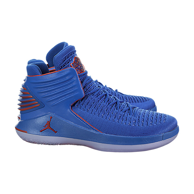 Air Jordan XXXII (32) - Signal Blue / Team Orange