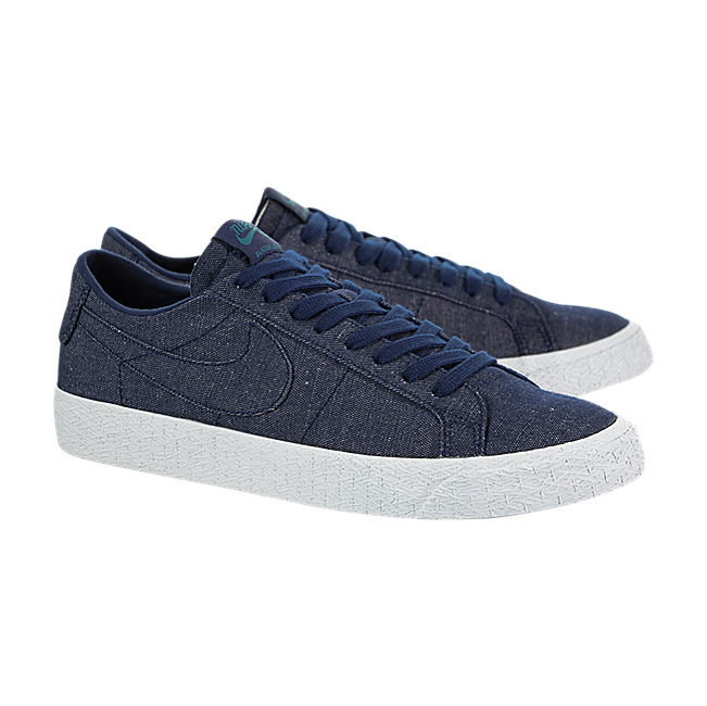 Nike SB Zoom Blazer Low Canvas Decon - Blue Void / Geode Teal