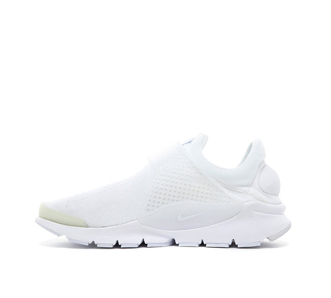 Nike Sock Dart Trainer | White / White / Black