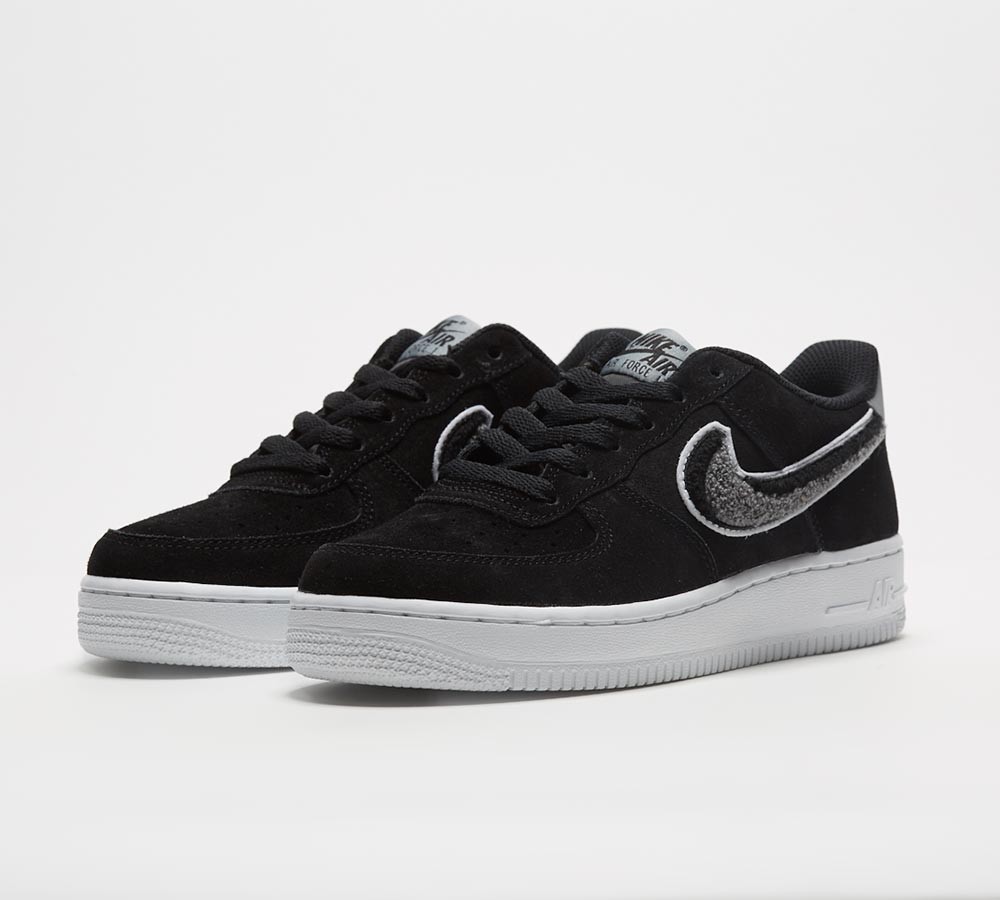 Nike Air Force 1 LV8 Trainer - Black / White / Grey