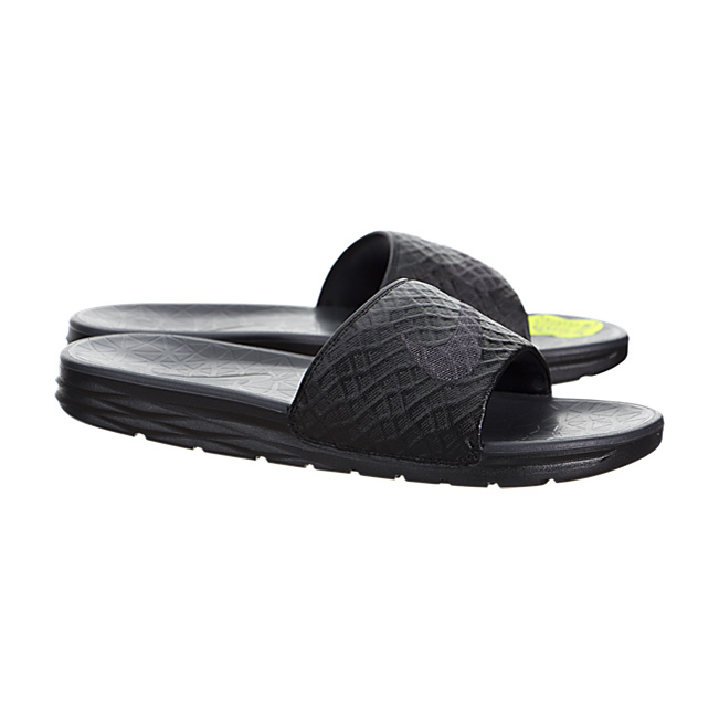 Nike Benassi Solarsoft Sandals - Black / Anthracite