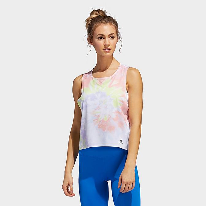 Women's adidas Own The Run Santa Monica Tie-Dye Tank Top