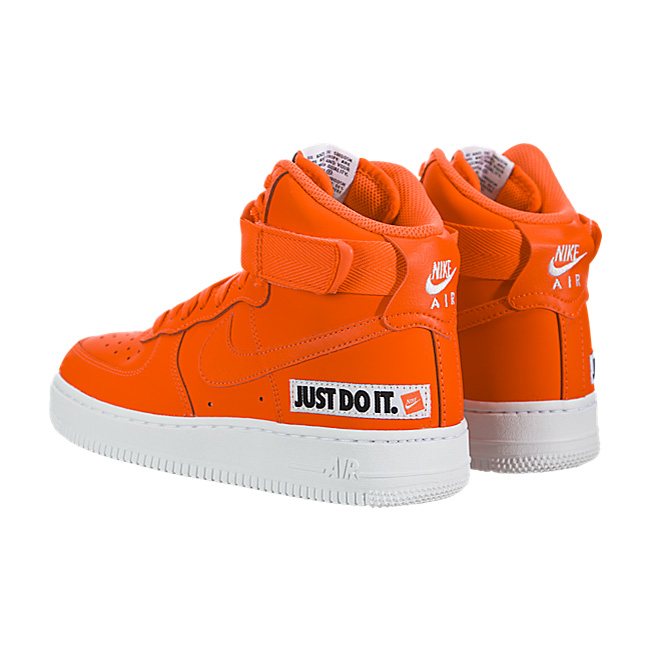 Nike Women Air Force 1 High LX (Just Do It) - Total Orange / White