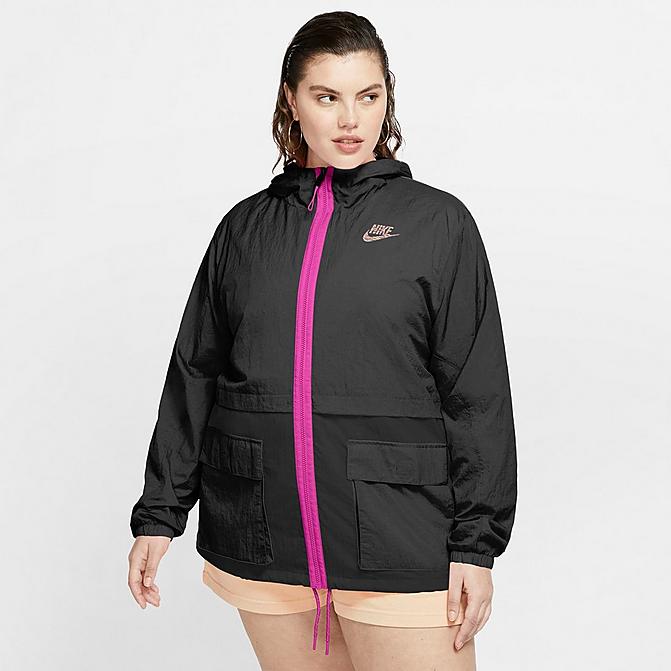 Women's Nike Sportswear Icon Clash Wind Jacket (Plus Size)