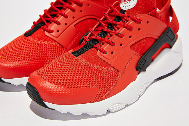 Nike Junior Air Huarache Run Ultra Trainer | Habanero Red / White
