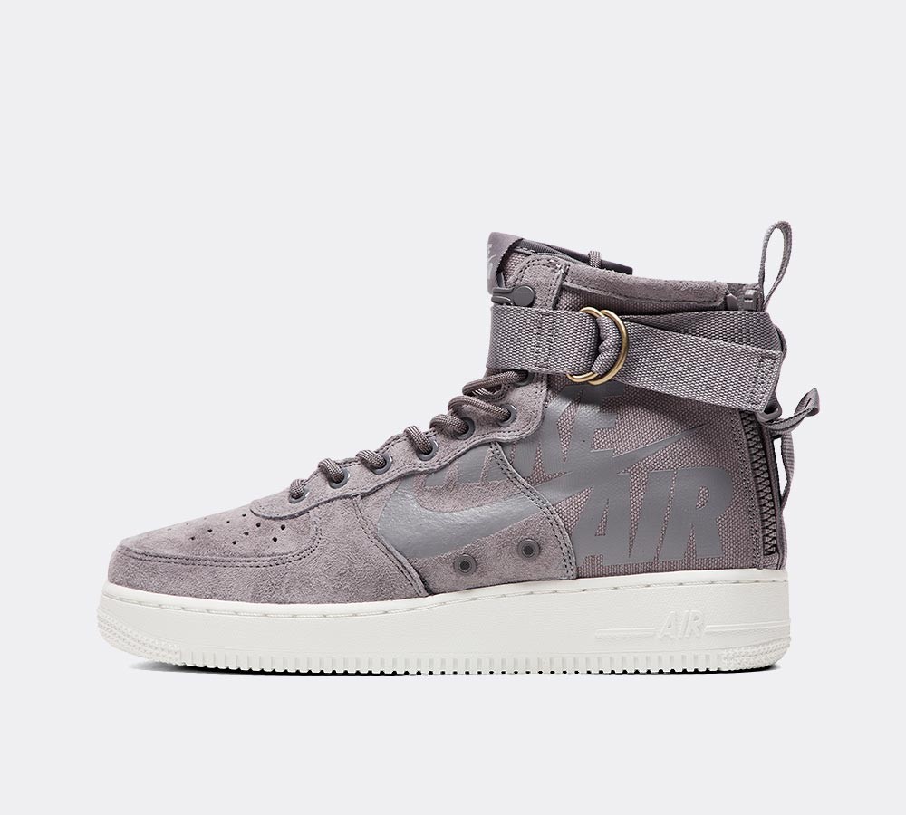 Nike SF Air Force 1 Mid Trainer - Gunsmoke / Wolf Grey