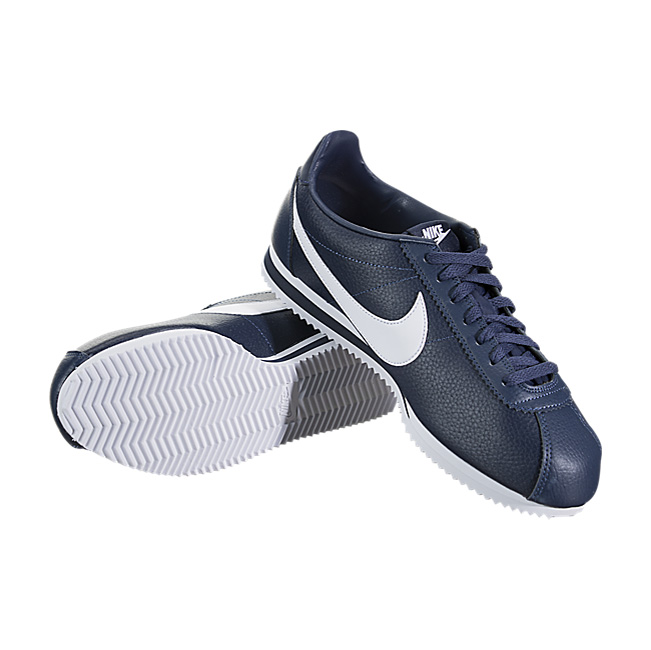 Nike Classic Cortez Leather - Midnight Navy / White