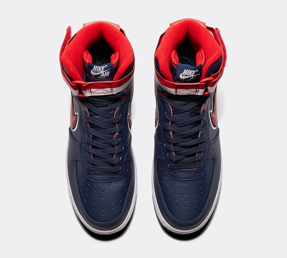 Nike Air Force 1 High '07 LV8 Sport Trainer - Midnight Navy / University Red / White