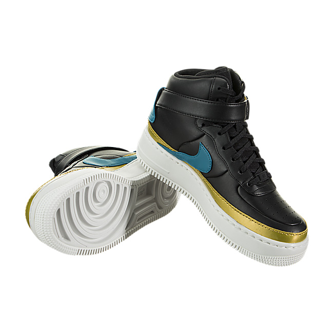 Nike Women Air Force 1 Jester High XX - Black / Blustery-Dusty Peach