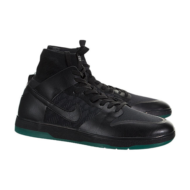 Nike SB Zoom Dunk High Elite - Black / Black-Atomic Teal