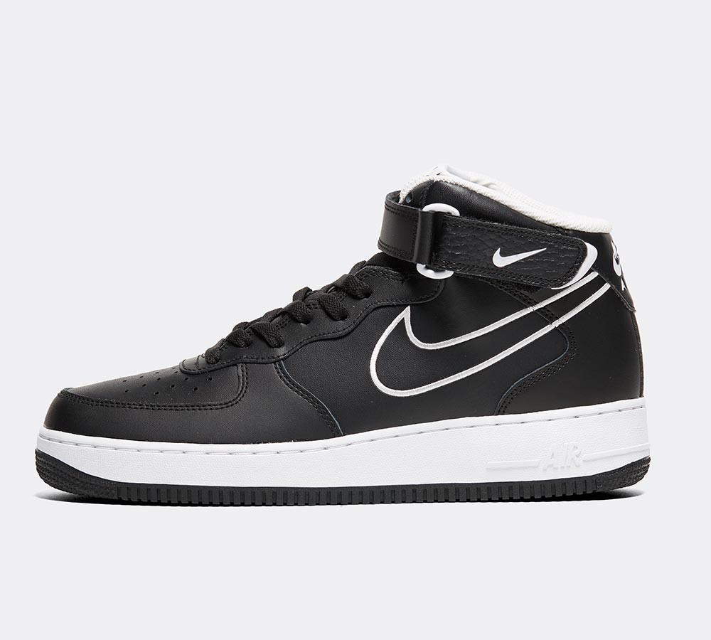 Nike Air Force 1 Mid '07 Trainer - Black / White