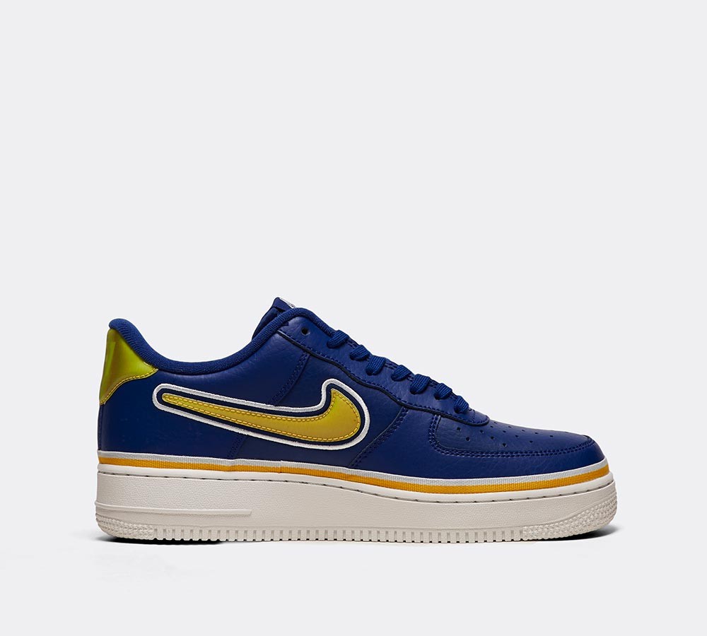 Nike Air Force 1 High '07 LV8 Sport Trainer - Deep Royal / University Gold