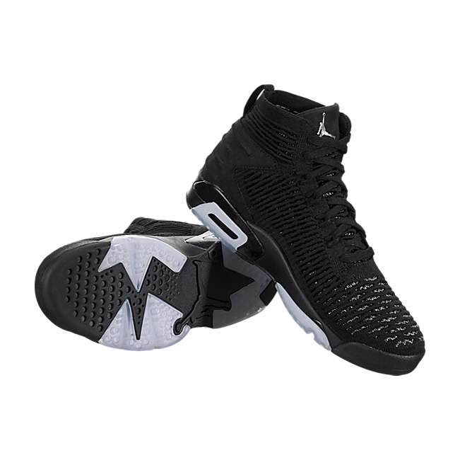 Air Jordan Flyknit Elevation 23 - Black / Metallic Silver