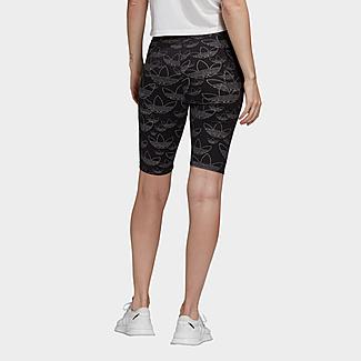 Women's adidas Originals Allover Print Bike Shorts