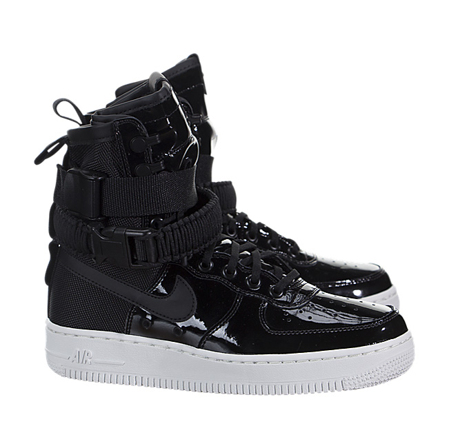 Nike Women SF Air Force 1 SE - Black / Black-Silver
