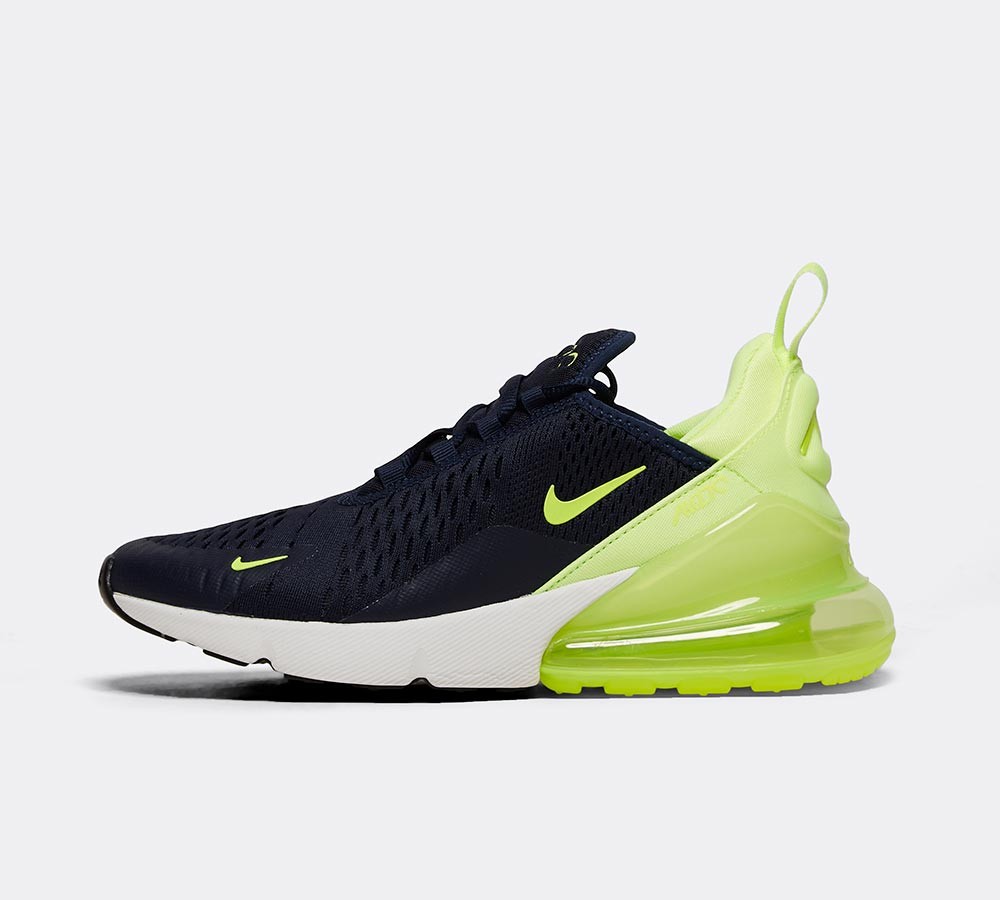 Nike Womens Air Max 270 Trainer - Obsidian / Volt Glow / Glow / Black