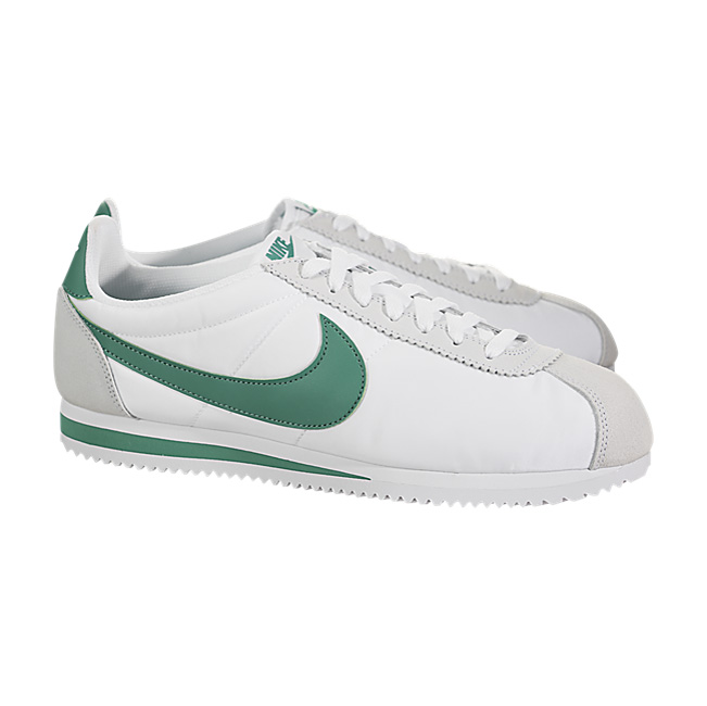 Nike Classic Cortez Nylon - White / Green Noise