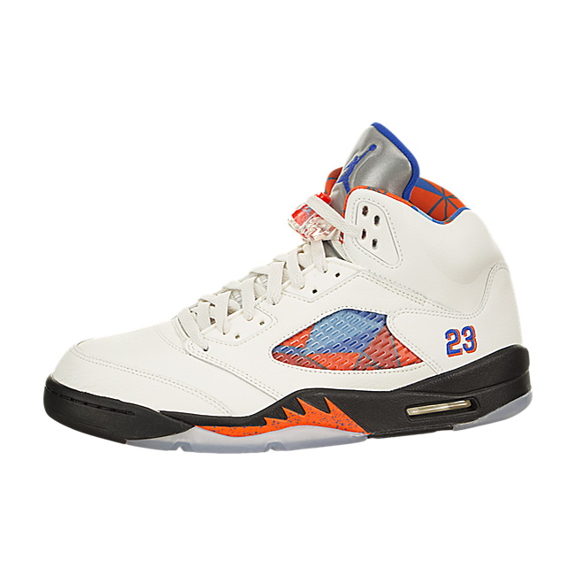 Air Jordan V (5) Retro (International Flight) - Sail / Racer Blue-Cone-Black