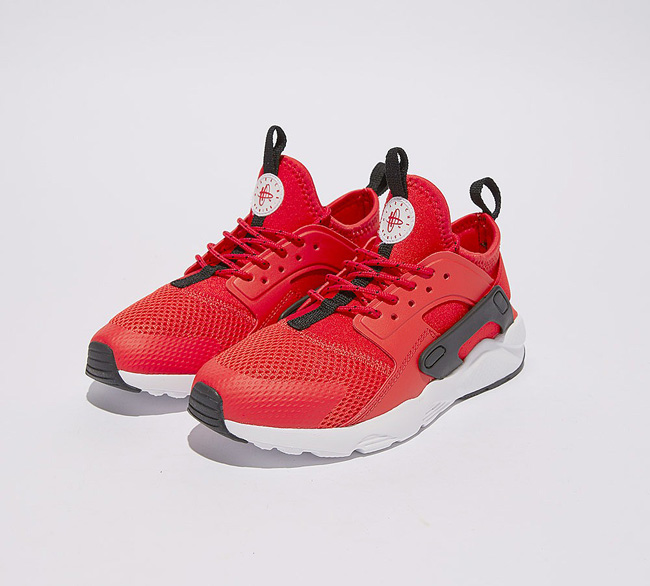 Nike Infant Huarache Run Ultra Trainer | Habanero Red / White / Black