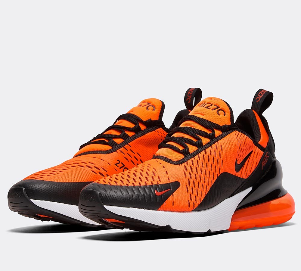 Nike Air Max 270 Trainer - Total Orange / Black / White