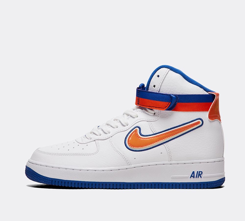Nike Air Force 1 High '07 LV8 Sport Trainer - White / Team Orange / Game Royal