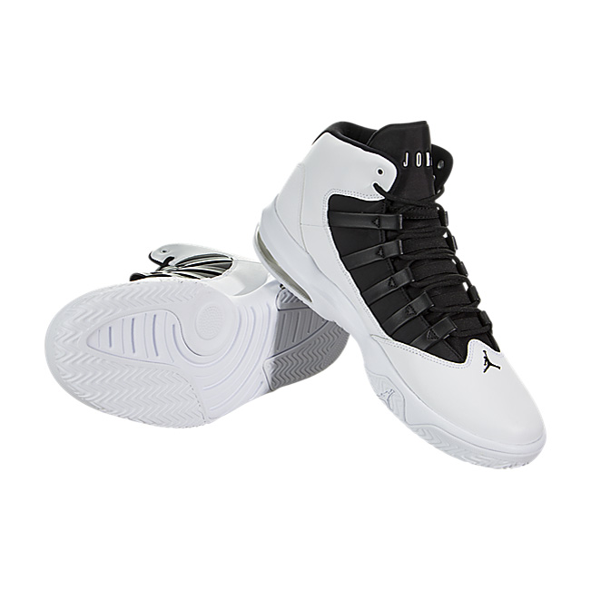 Jordan Max Aura - White / Black-Black
