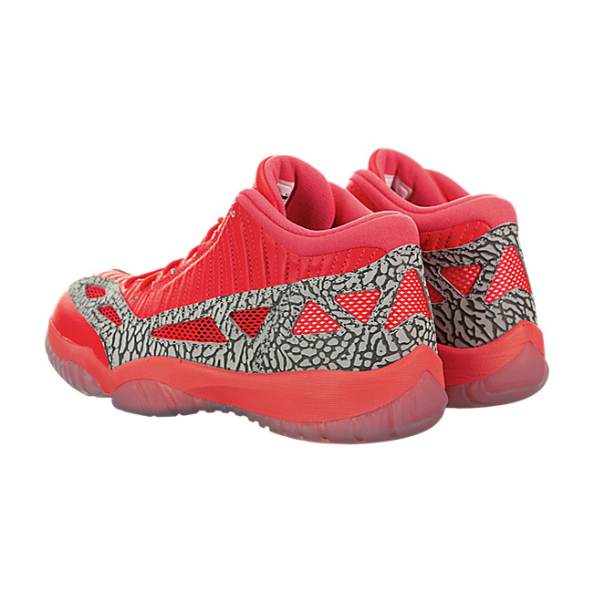 Air Jordan XI (11) Retro Low IE (Highlighter) - Flash Crimson