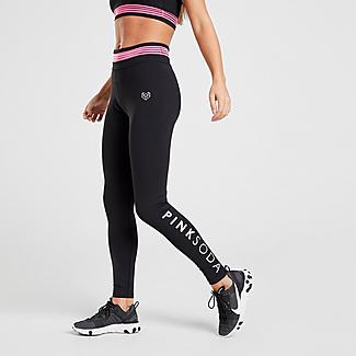 Women's Pink Soda Sport Calusa Tape Leggings
