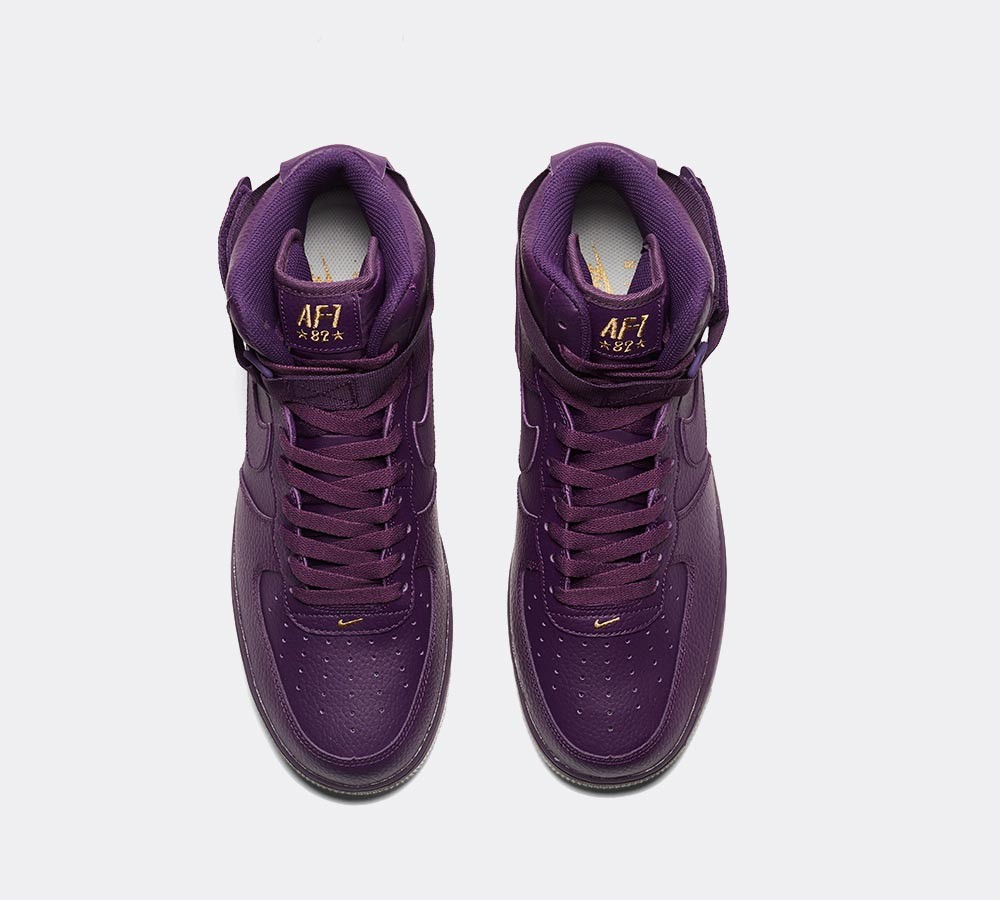 Nike Air Force 1 High '07 Trainer - Night Purple / Night Purple