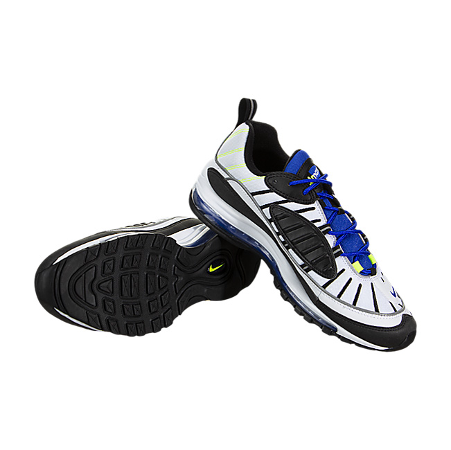 Nike Air Max 98 - White / Black-Racer Blue-Volt