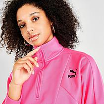 Women's Puma Tailored for Sport Cropped Half-Zip Jacket