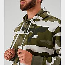 Men's Nike Sportswear Camo Club Fleece Full-Zip Hoodie