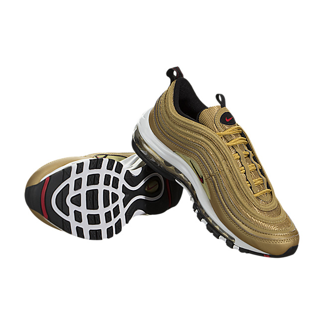 Nike Women Air Max 97 OG QS - Metallic Gold / Varsity Red