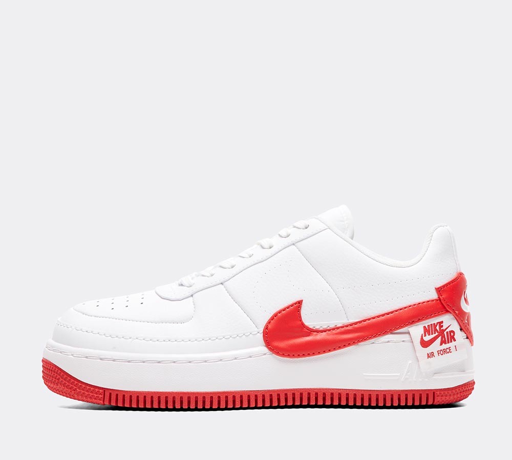 Nike Womens Air Force 1 Jester XX Trainer - White / University Red