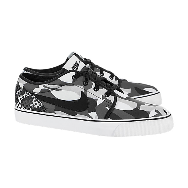 Nike Toki Low TXT Print - Black / White-Dark Grey-Wolf Grey