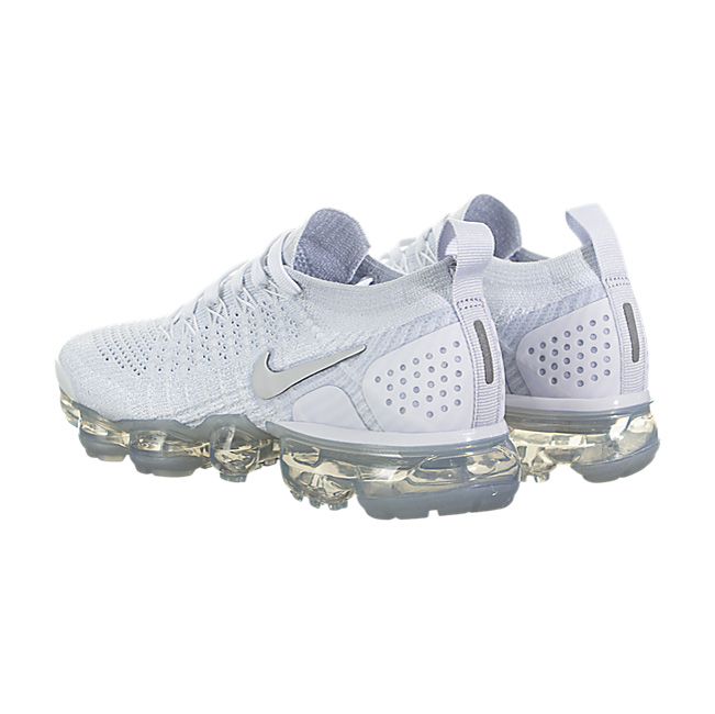 Nike Women Air Vapormax Flyknit 2 - White / White-Vast Grey-Football Grey