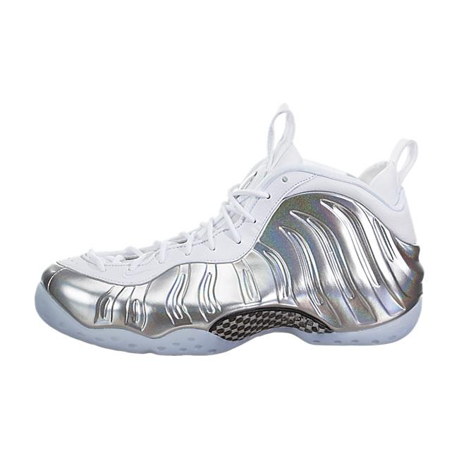 Nike Women Air Foamposite One - White / Chrome-Blue Tint