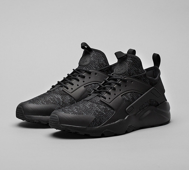 Nike Air Huarache Run Ultra Trainer | Black / Black / Black / Black