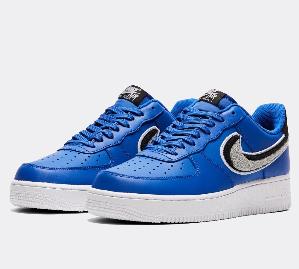 Nike Air Force 1 LV8 Trainer - Royal / Grey / White