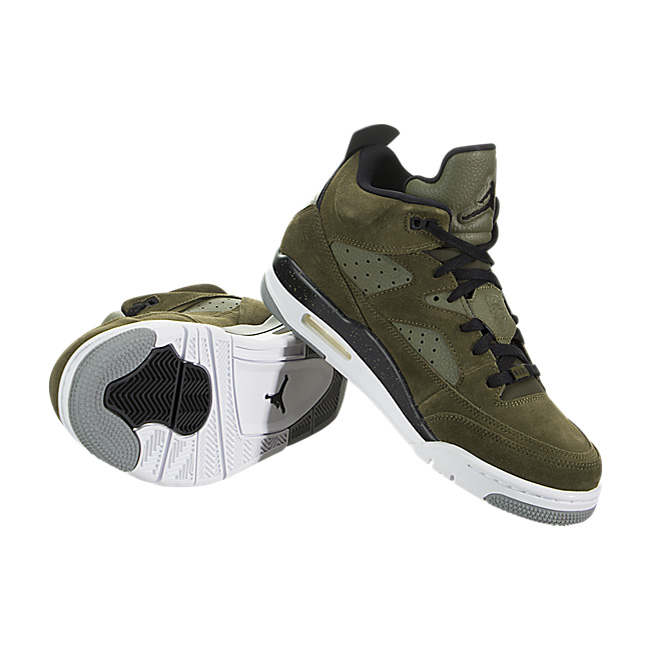 Air Jordan Son Of Mars Low - Olive Canvas / Black-White