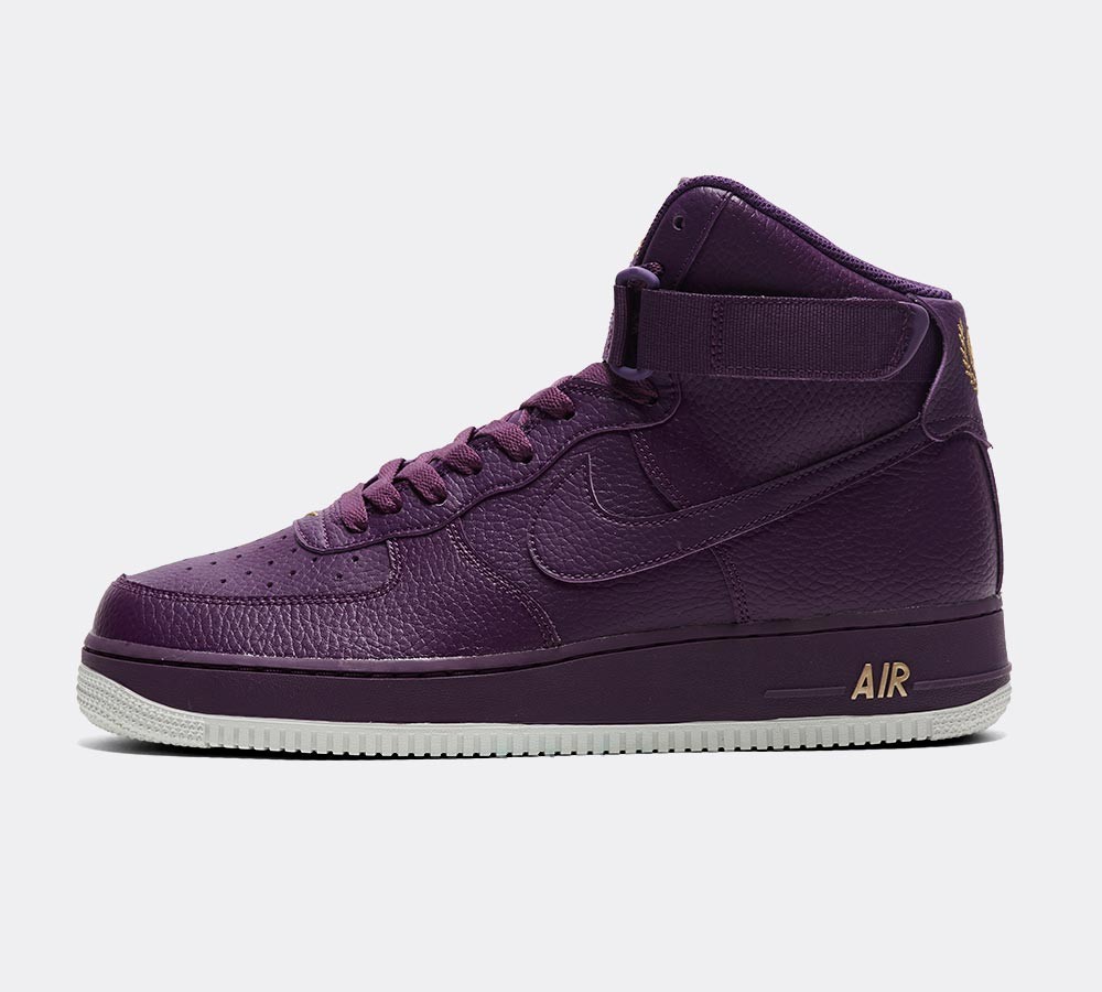Nike Air Force 1 High '07 Trainer - Night Purple / Night Purple
