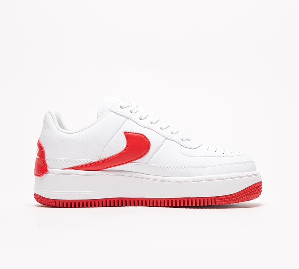 Nike Womens Air Force 1 Jester XX Trainer - White / University Red