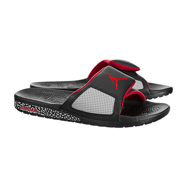 Air Jordan Hydro III Retro - Black / University Red