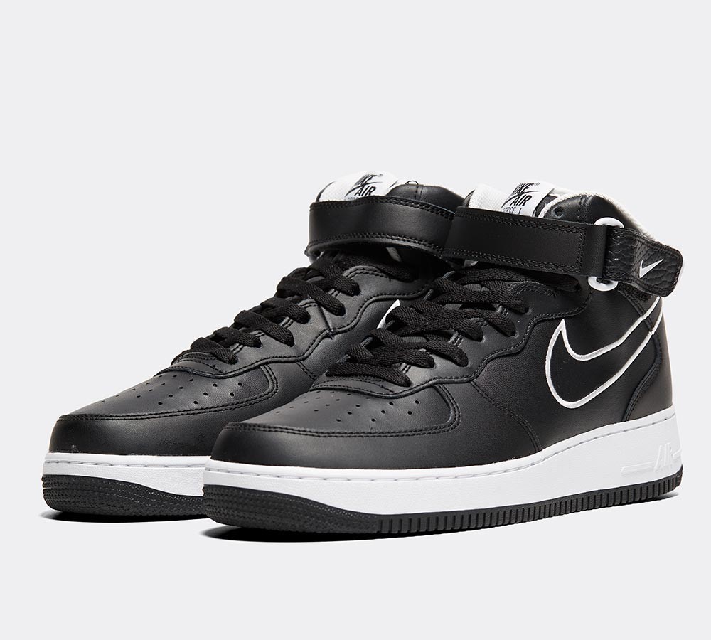 Nike Air Force 1 Mid '07 Trainer - Black / White