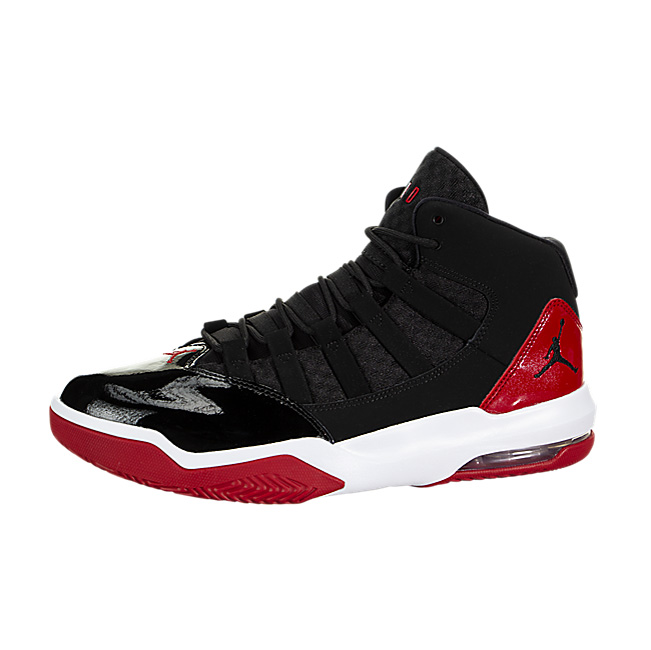 Jordan Max Aura - Black / Black-Gym Red-White