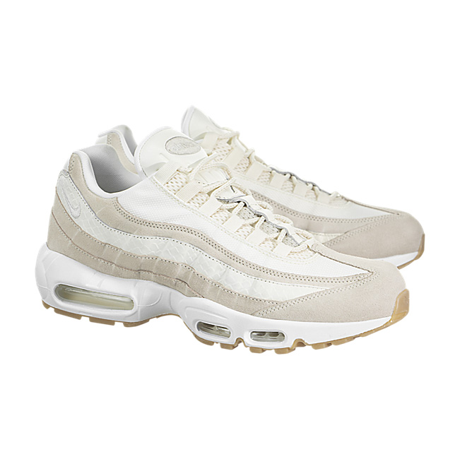 Nike Air Max 95 Premium (Exotic Skin) - Sail / Desert Sand-White